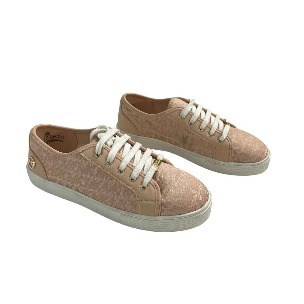 Michael Kors Womens 3 Junior Castella Trainers Blush Sneakers Tennis‎ Shoes